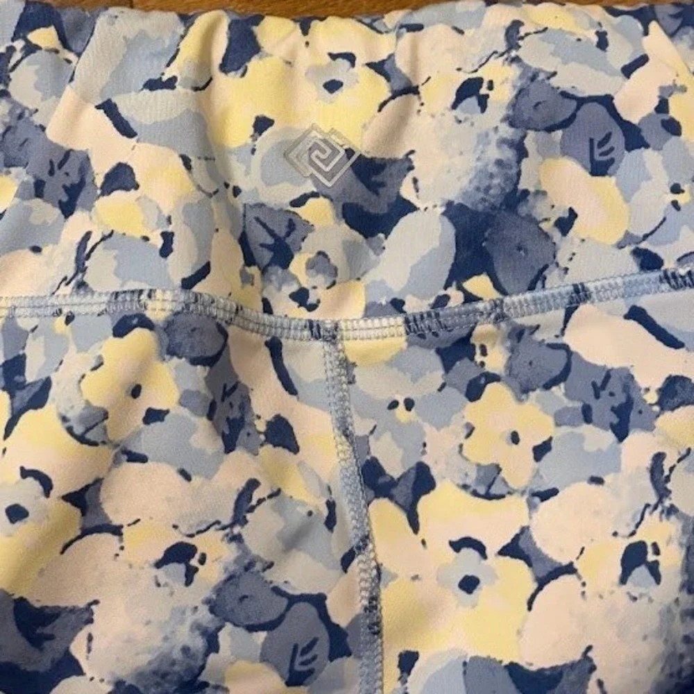 Old Navy Active PowerSoft Floral Biker Shorts Women High Waist plus 3x